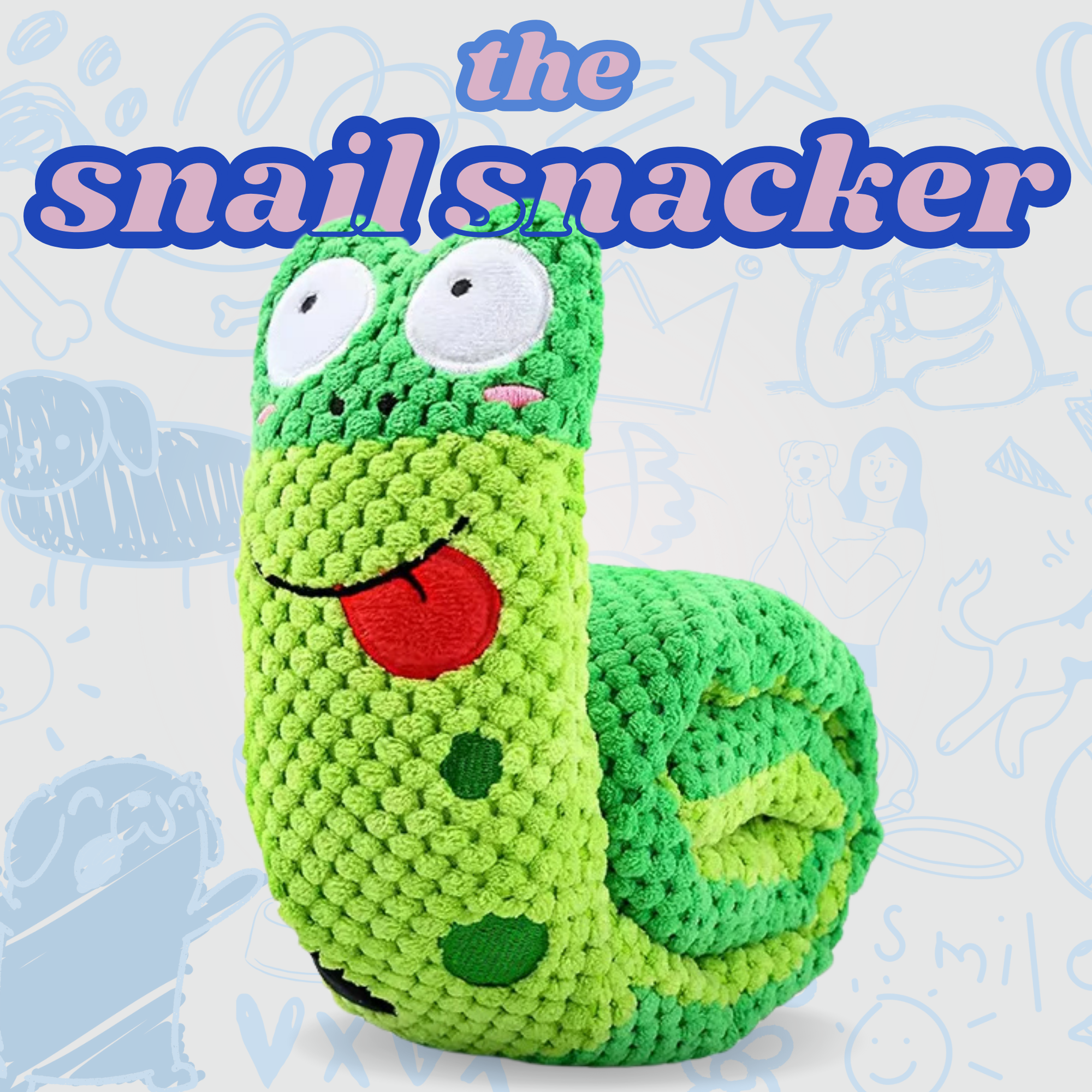 Snail Snacker™️Interactive Plush Puzzle