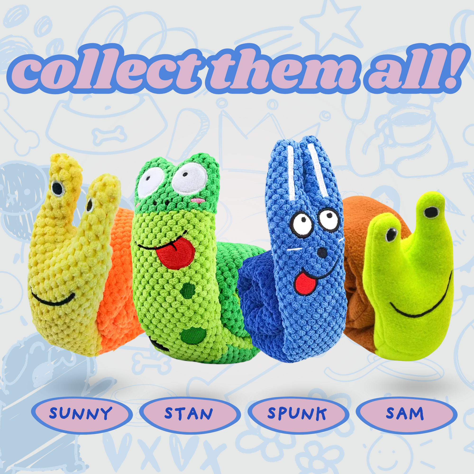 Snail Snacker™️Interactive Plush Puzzle