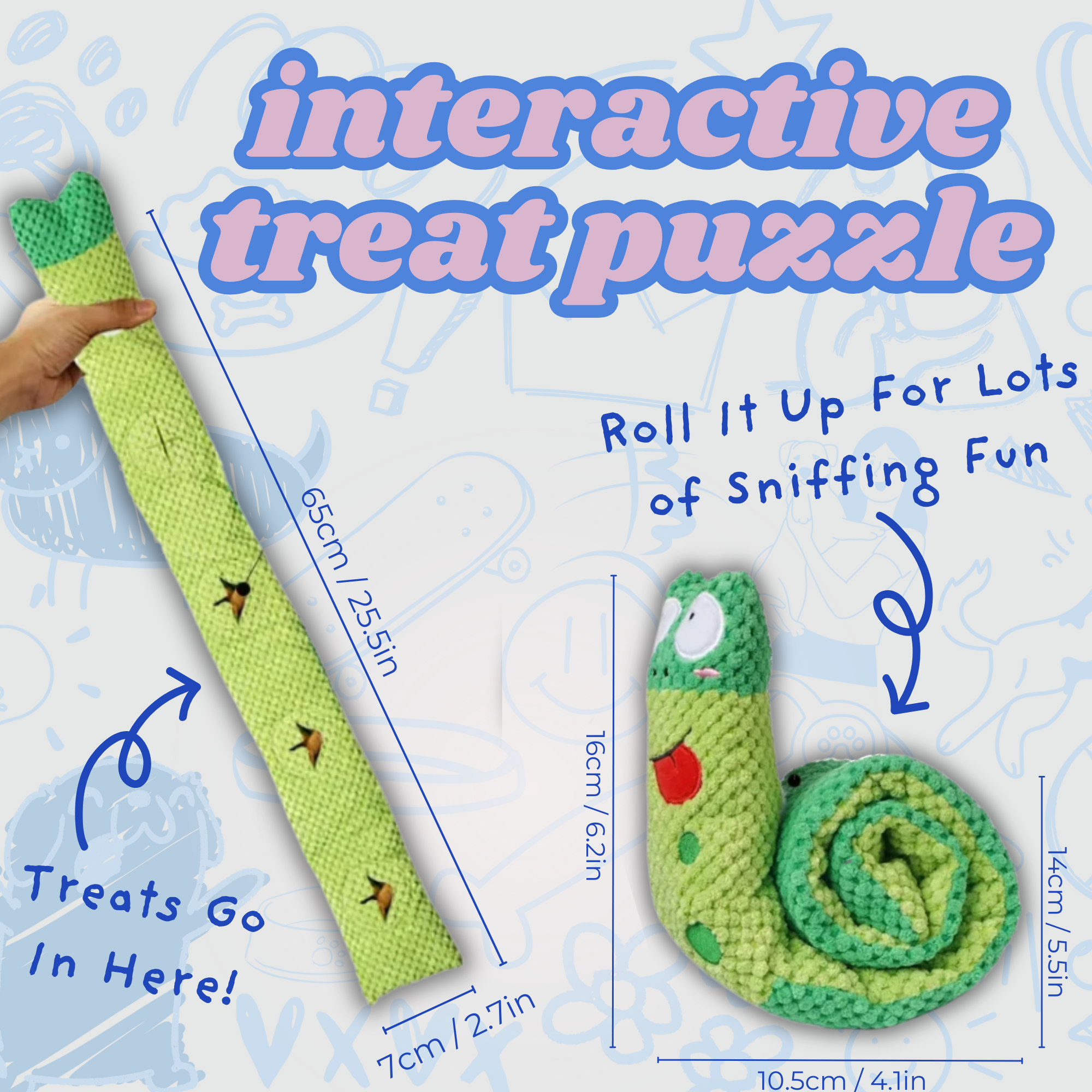 Snail Snacker™️Interactive Plush Puzzle