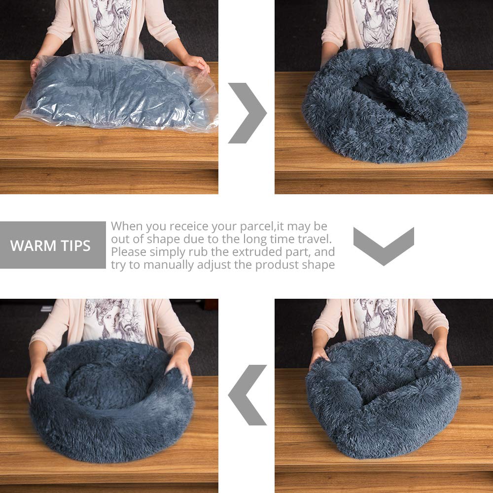 ComfyFuton-Round Pet Bed