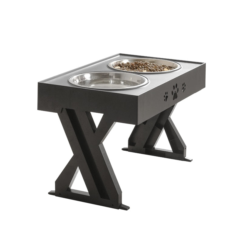 Double Elevated Adjustable Pet Feeder