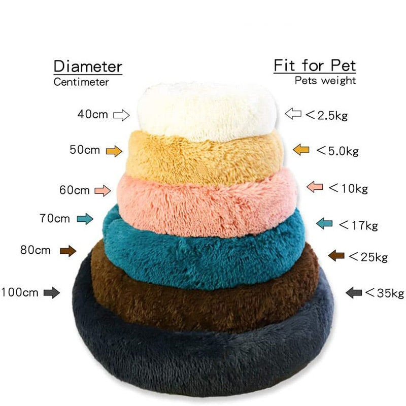 ComfyFuton-Round Pet Bed